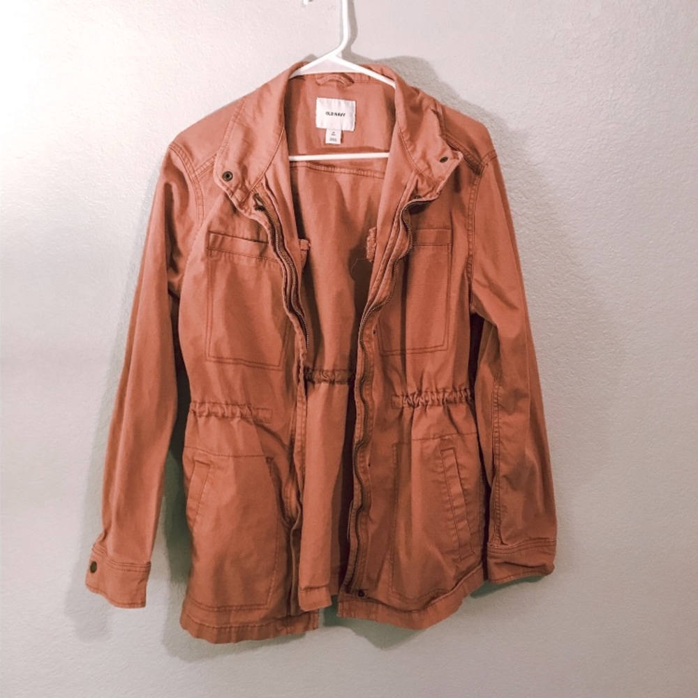 Pink Old Navy cargo jacket